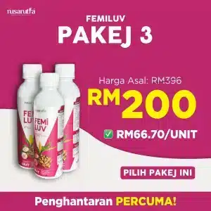 PAKEJ 2 PERCUMA 1 FEMILUV
